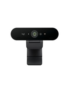Logitech Brio 4K Webcam - Zom Digital 5X - Enfoque Automatico - Double Microfono Intégré - Noir