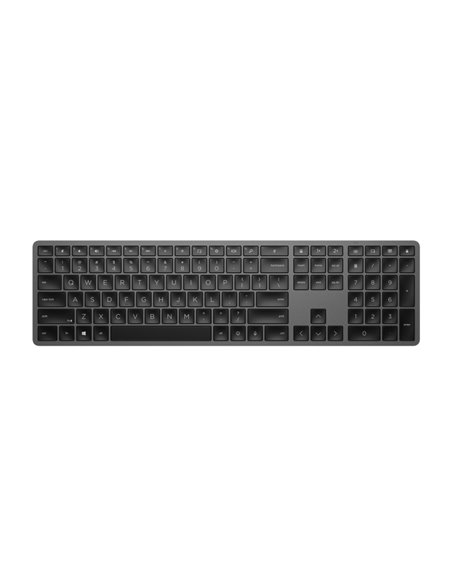 HP 975 Clavier Inalambrico Dual‑Mode - Bluetooth + 2.4GHz - Retroiluminacion Intelligente Réglable - Conecta Jusqu'à 3 Dispositi