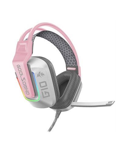 Coolsound Auricular Gaming G10 - Compatible Avec XBOX, PS5, PS4, Switch et PC - Couleur Rose