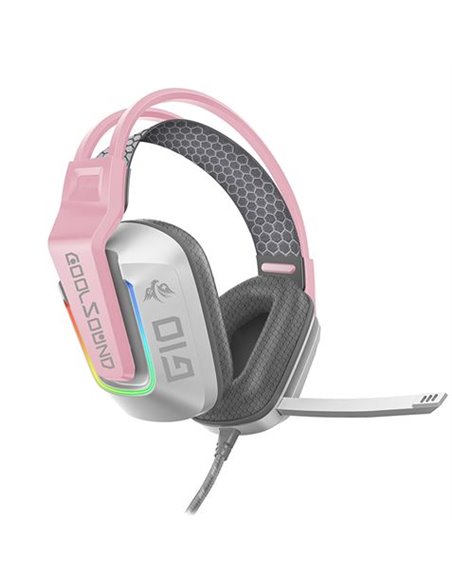Coolsound Auricular Gaming G10 - Compatible Avec XBOX, PS5, PS4, Switch et PC - Couleur Rose