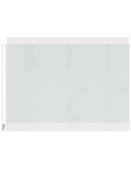 Esselte Pack de 10 Fundas Multitaladro A3 80 Micras - Fabricadas en Polipropileno - Acabado Chair de Orange