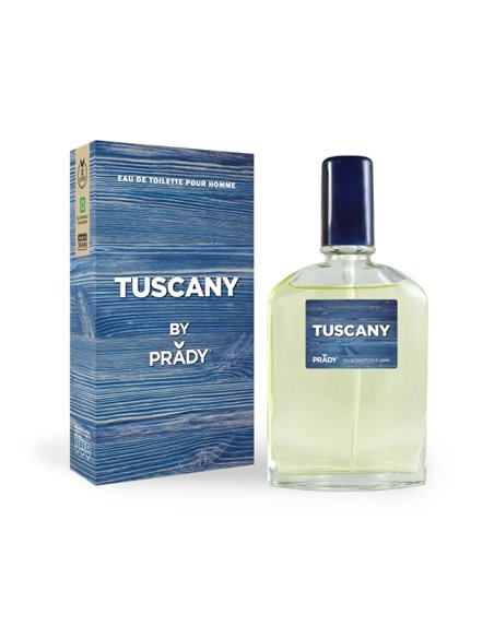Prady Colonia de Hombre Tuscany - Flacon de 90 ml - Spray pulvérisateur