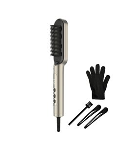 Cecotec InstantCare Lisse IonTech Cepillo Alisador - Alisado Avec Iones - 9 Niveles de Temperatura - Ceramico - Guante et Clips 