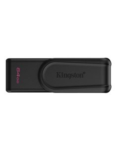 Kingston DataTraveler Exodia Memoria USB 64GB - USB 3.2 Gen 1 - Couvercle Giratoria - Couleur Noir