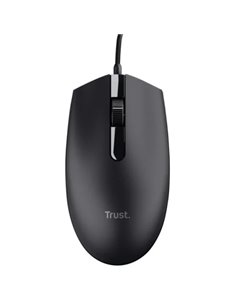 Trust TM101 Eco Souris USB 1200dpi - Fabricado Avec 50% de Plasticos Reciclados - 3 Botones - Usage Ambidiestro - Câble de 1.60m