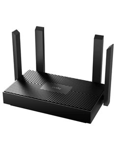 Cudy WR1500 Router WiFi AX1500 WiFi 6 Double Banda - 1x Puerto Wan Gigabit et 3x Puertos Lan Gigabit - 4 Antenas Externas