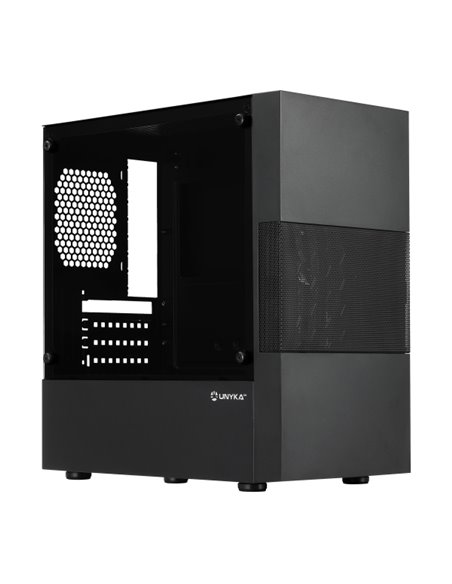 Unykach Aero C25 Boîte MicroATX - Alimentation 500W Incluida - Taille Disco Soportado 3.5", 2.5" - USB-À 3.0 et Audio