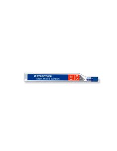 Staedtler Mars Micro Carbone 250 Tubo de 12 Minas de Grafito - Dureza 2H - Trait 0.5mm - Haute résistance