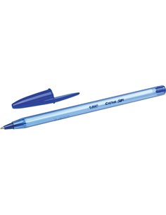 Bic Cristal Soft Boligrafos de Bola - Pointe Media de 1.2mm - Trait 0.45mm - Escritura mas Fluida - Couleur Bleu