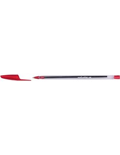 Molin Stylo à bille de Bola Pointe Media - Encre Aceite - Séchage rapide - Couleur Rouge