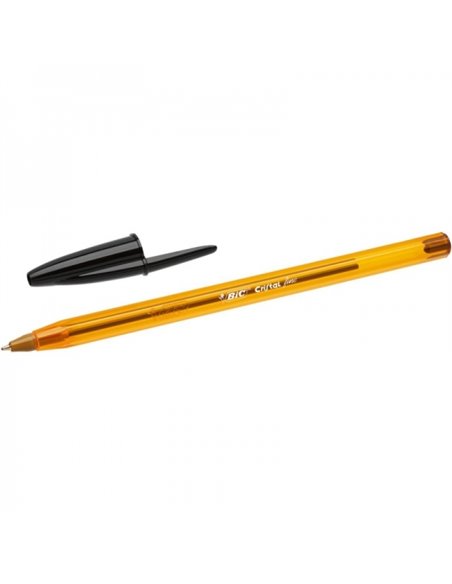 Bic Cristal Original Fine Stylo à bille de Bola - Pointe Ronde de 0.8mm - Trait de 0.30mm - Encre Avec Base de Aceite - Transluc