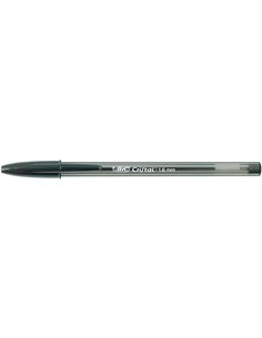 Bic Cristal Large Stylo à bille de Bola - Pointe Gruesa de 1.6mm - Trait de 0.60mm - Encre Avec Base de Aceite - Translucido - C