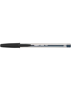 Carioca Sfera Boligrafos - Pointe Ø 1mm - Escritura Super Deslizante - Fabricado Avec 90% de Plastico Reciclado - Couleur Noir
