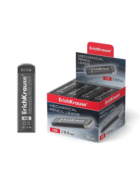 Erichkrause Megapolis Concept Pack de 20 Minas de Recambio 05mm HB - Couleur Noir