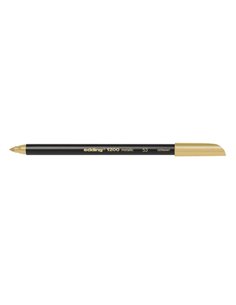 Edding 1200 Feutre - Pointe Ronde - Trait 1mm - Encre Avec Base de Eau - Couleur Oro
