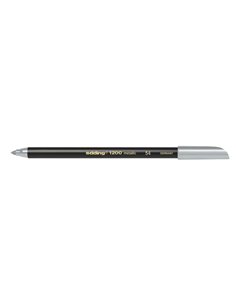 Edding 1200 Feutre - Pointe Ronde - Trait 1mm - Encre Avec Base de Eau - Couleur Argent