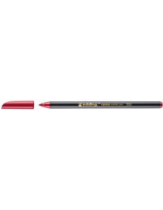 Edding 1200 Feutre - Pointe Ronde - Trait 1mm - Encre Avec Base de Eau - Couleur Rouge Métallisé