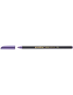 Edding 1200 Feutre - Pointe Ronde - Trait 1mm - Encre Avec Base de Eau - Couleur Violet Métallisé