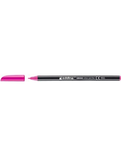 Edding 1200 Feutre - Pointe Ronde - Trait 1mm - Encre Avec Base de Eau - Couleur Rose Neon
