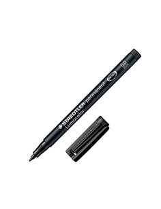 Staedtler Lumocolor 317 Feutre Permanent - Pointe Media Ronde - Trait 1mm Aprox - Capuchon Avec Clip - Séchage rapide - Couleur 