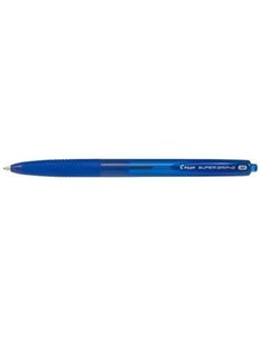 Pilot Stylo à bille de Bola Retractil SuperGrip G - Pointe Ronde 1.0mm - Trait 0.4mm - Encre de Aceite - Grip Ergonomique - Coul