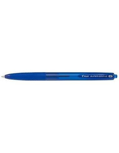 Pilot Stylo à bille de Bola Retractil SuperGrip G - Pointe Ronde 1.0mm - Trait 0.4mm - Encre de Aceite - Grip Ergonomique - Coul