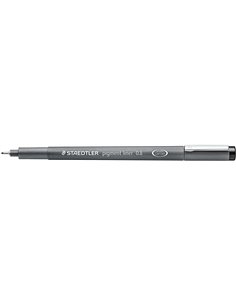 Staedtler Pigment Liner 308 Feutre Calibrado - Trait 0.8mm - Séchage rapide - Couleur Noir