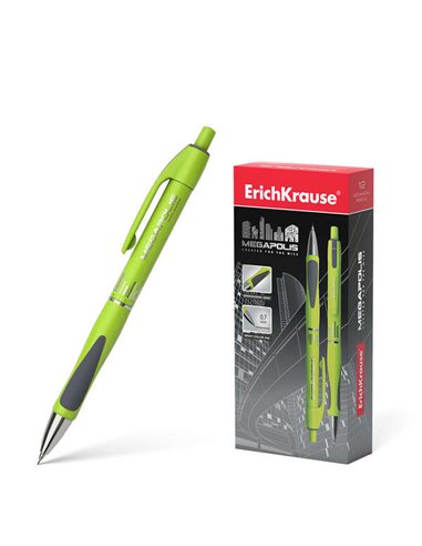 Erichkrause Megapolis Concept Portaminas 0.7mm HB - Corps Redondo Avec Clip - Zona de Agarre Ergonomica - Pour Minas de 0.7mm - 
