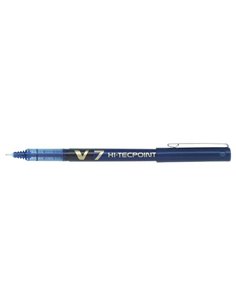 Pilot Stylo à bille de Encre Liquida V7 HI-Tecpoint Rollerball - Pointe Fina de Aguja 0.7mm - Trait 0.5mm - Couleur Bleu