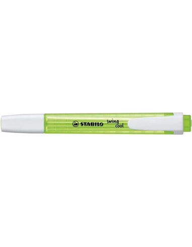 Stabilo Swing Cool Marqueur Fluo - Corps Plano - Pointe Biselada - Trait entre 1 et 4mm - Encre Avec Base de Eau - Antisecado - 