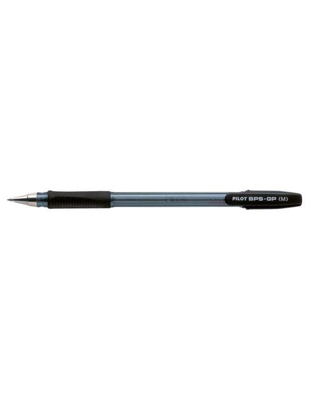 Pilot BPS-GP Stylo à bille de Bola - Pointe Mediana de 1mm - Trait de 0.4mm - Rechargeable - Couleur Noir