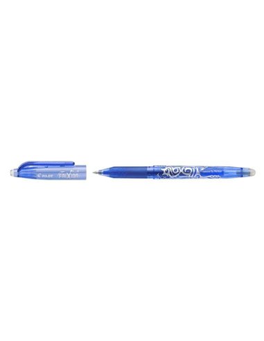 Pilot Frixion Ball Stylo à bille de Gel Borrable - Pointe de Bola 0.7mm - Trait 0.4mm - Grip Ergonomique - Couleur Bleu