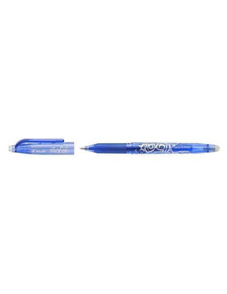 Pilot Frixion Ball Stylo à bille de Gel Borrable - Pointe de Bola 0.7mm - Trait 0.4mm - Grip Ergonomique - Couleur Bleu