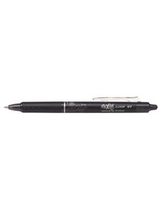 Pilot Frixion Clicker Stylo à bille de Gel Borrable Retractil - Pointe de Bola 0.7mm - Trait 0.4mm - Grip Ergonomique - Couleur 