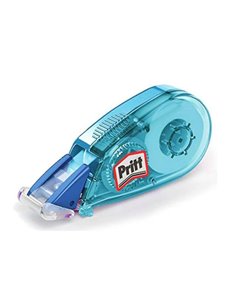 Pritt Micro Roller Ruban Correctora 5mm x 6m - Aplicacion Limpia - Preciso - Reciclable - Couleurs Bleu, Vert et Rose