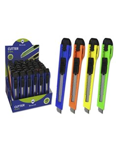 Bismark Cutter Pequeño Avec Cuchilla de Acier - Système de Bloqueo - Retractable e Intercambiable - Couleurs assorties