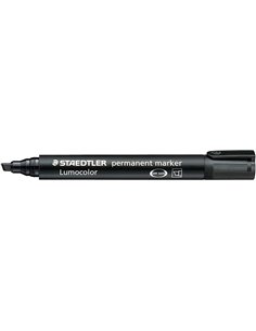 Staedtler Lumocolor 350 Feutre Permanent - Pointe Biselada 2-5mm aprox. - Encre Base de Alcohol - Séchage rapide - Couleur Noir