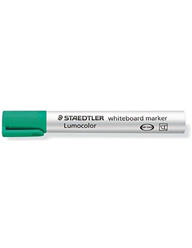 Staedtler Lumocolor 351 Marqueur Pour Tableau Blanca - Pointe Biselada 2 - 5mm Aprox - Séchage rapide - Couleur Vert