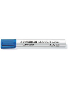 Staedtler Lumocolor 351 Marqueur Pour Tableau Blanca - Pointe Biselada 2 - 5mm Aprox - Séchage rapide - Couleur Bleu
