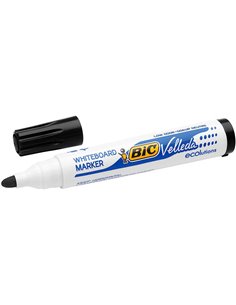Bic Velleda 1701 ECOlutions Marcadores Pour Tableau - Pointe Ronde - Trait de 1.5 mm - Encre Avec Base de Alcohol - Ecologico - 