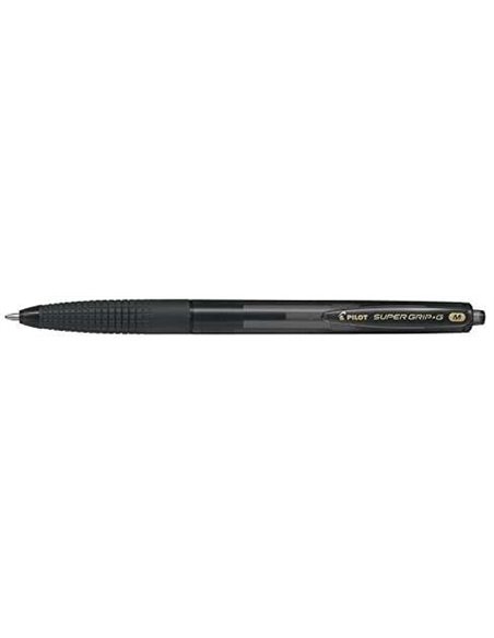 Pilot Stylo à bille de Bola Retractil SuperGrip G - Pointe Ronde 1.0mm - Trait 0.4mm - Encre de Aceite - Grip Ergonomique - Coul