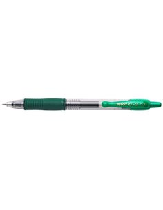Pilot Stylo à bille de Gel G2 Rollerball Retractil - Rechargeable - Pointe de Bola Ronde 0.7mm - Trait 0.32mm - Grip Ergonomique
