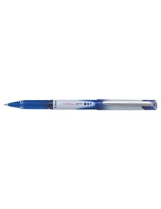 Pilot Stylo à bille de Encre Liquida V Ball Grip 05 - Pointe de Bola Conica 0.5mm - Trait 0.3mm - Grip de Goma - Couleur Bleu