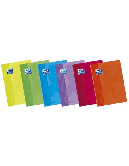 Oxford Classic Carnet Grapada A5+ Liso 48 Feuilles 90gr - Couverture souple - Couleurs assorties