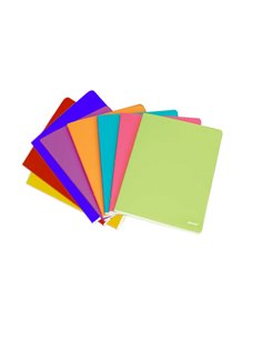 Ancor Classic Stripes Carnet Taille A4 Cuadriculado 5x5mm - 48 Feuilles 90gr - Couvercle Polipropileno - Couleurs assorties