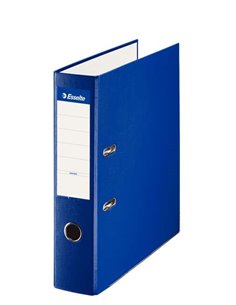 Esselte Archivador de Palanca - Format A4 - Lomo 75mm - Capacité Pour 500 Feuilles - Couleur Bleu