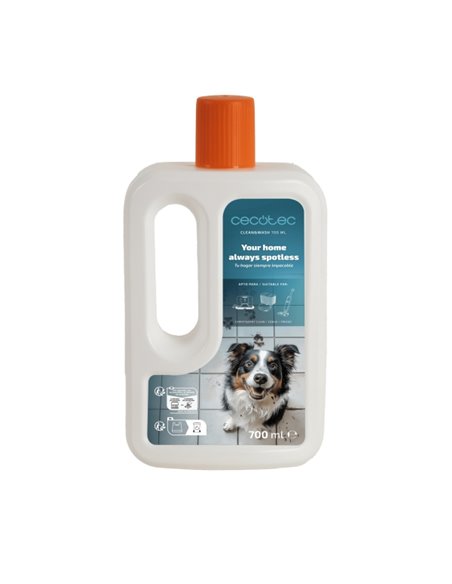 Cecotec Clean and Wash TotalFresh Liquido de Nettoyage - 700ml - Multisuperficie - Compatible Avec Carpetclean, Conga et Freego
