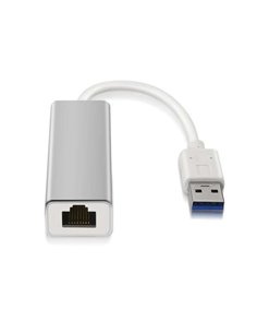 Aisens Conversor Adaptateur de Réseau RJ45 à USB 3.0 Gigabit 10/100/1000 Mbps - Couleur Argent