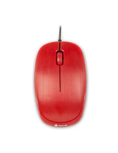 NGS Flame Souris USB 1000dpi - 3 Botones - Usage Ambidiestro - Couleur Rouge