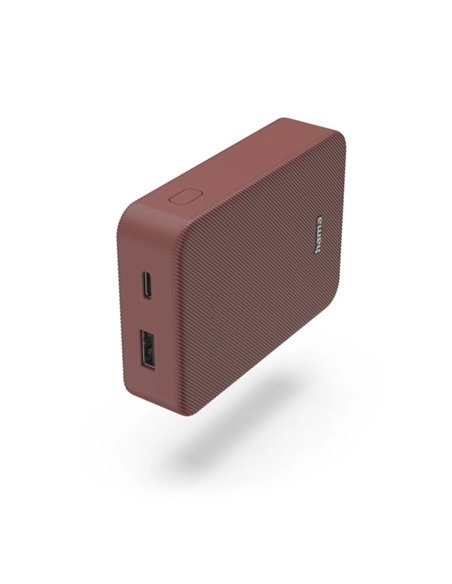 Hama Couleur 10 Batterie Externa Powerbank 10000mAh - Polimero de Litio - USB-C - USB-À - Charge rapide - Indicateur LED de Char